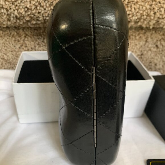 Chanel Black Clamshell Sunglasses Case With Storage Box. - Picture 6 of 12